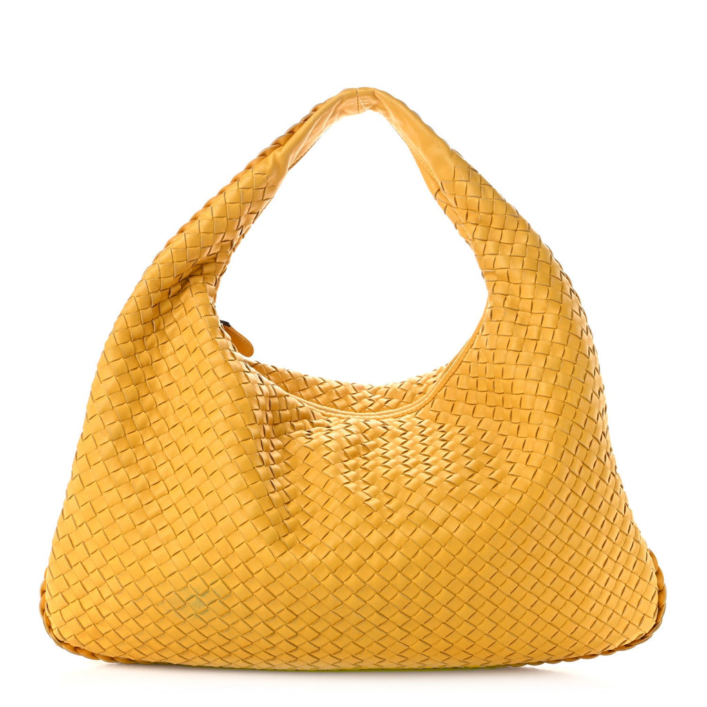 Bottega Veneta Nappa Intrecciato Large Veneta Hobo Buttercup