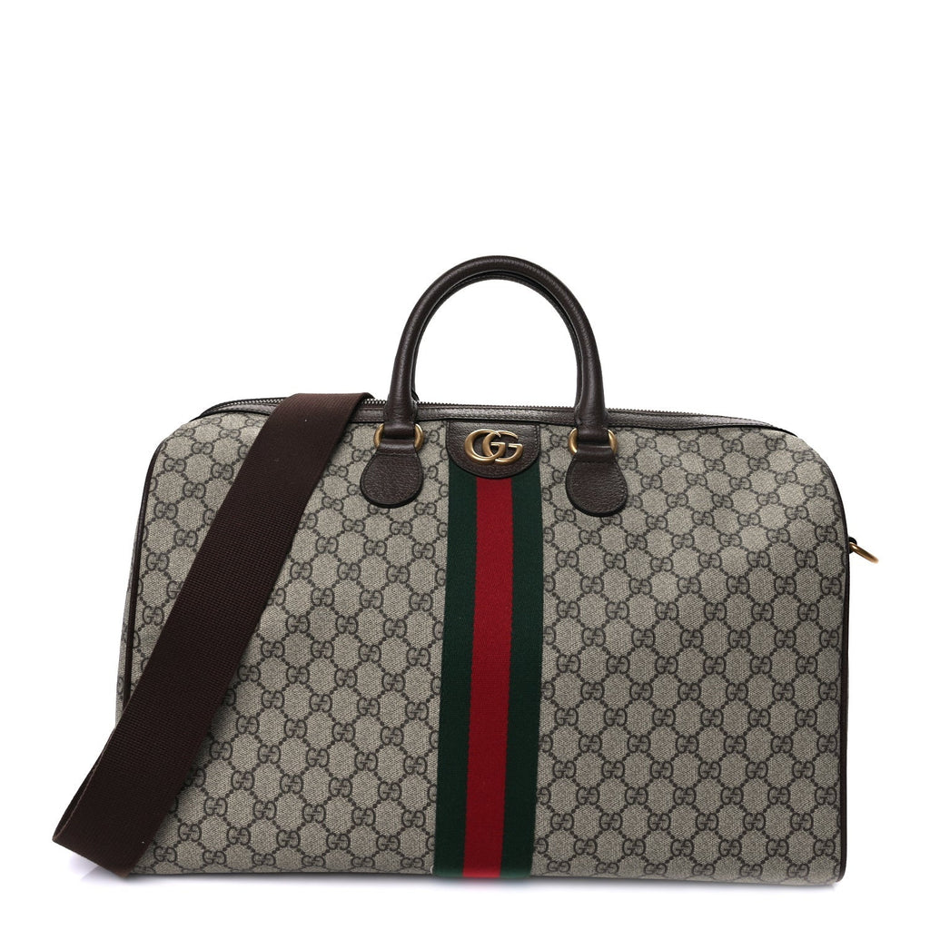 Gucci Savoy Large GG Canvas Duffle Bag