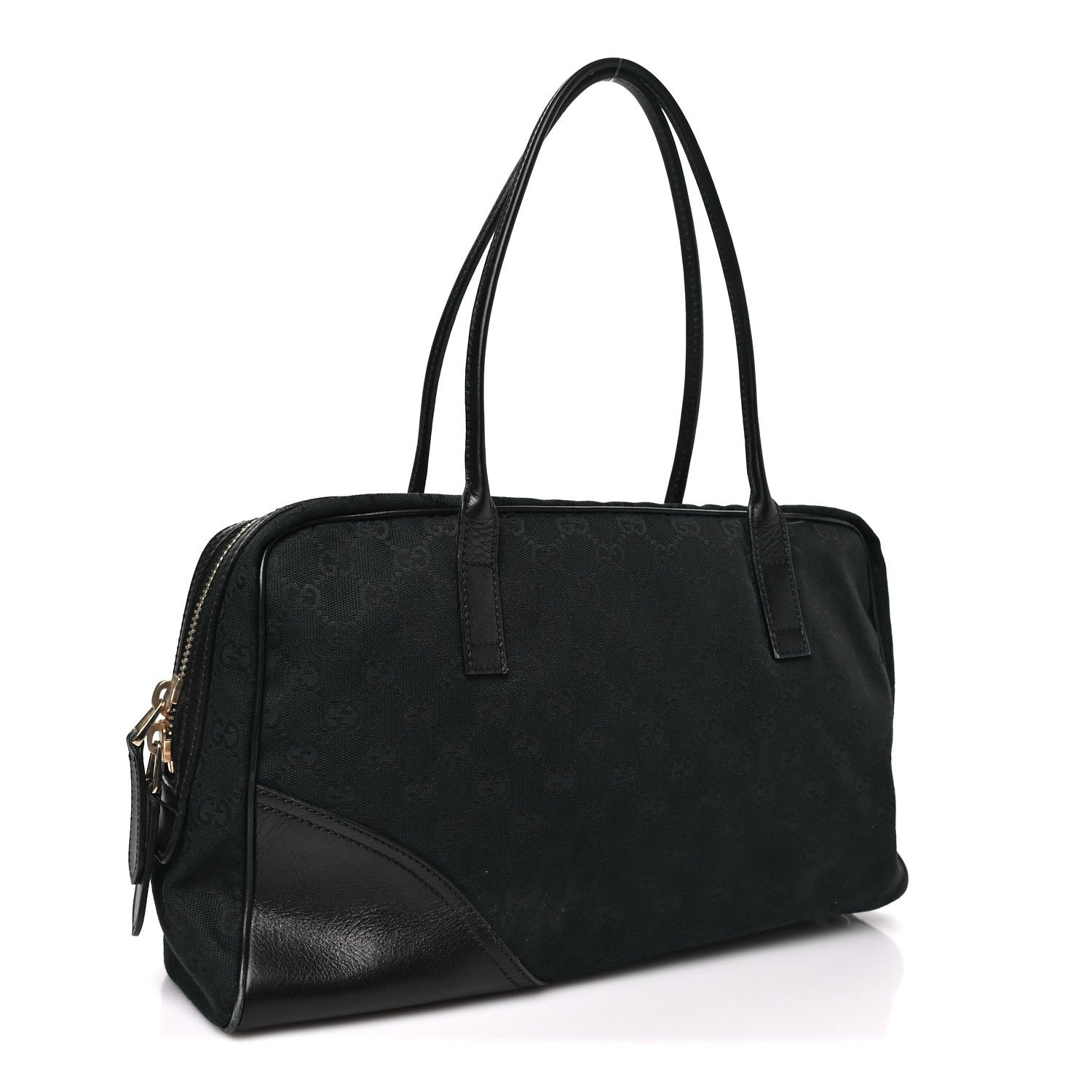 Gucci Monogram Medium New Britt Boston Black