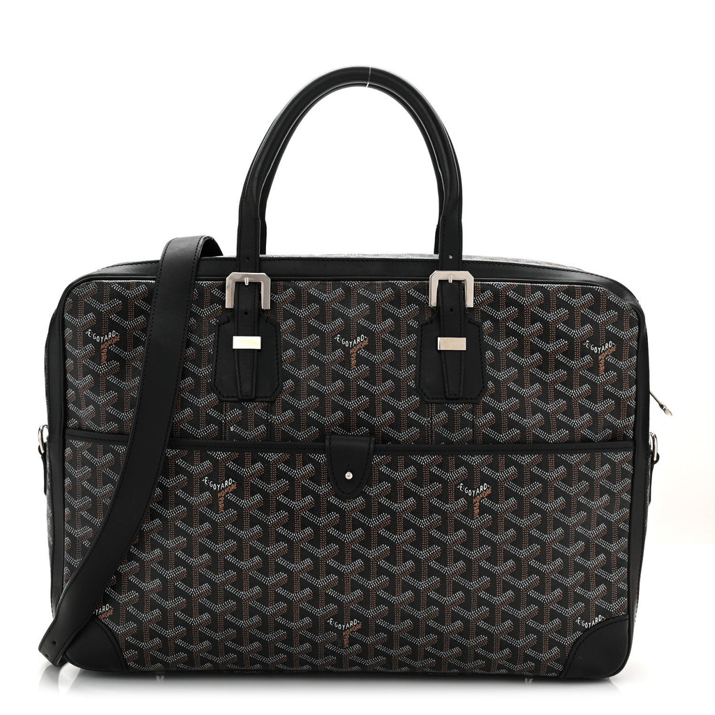 Goyard Goyardine Canvas Work Briefcase