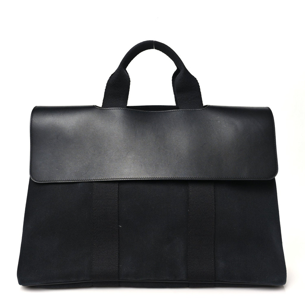 Hermès Toile Swift Valparaiso MM Black