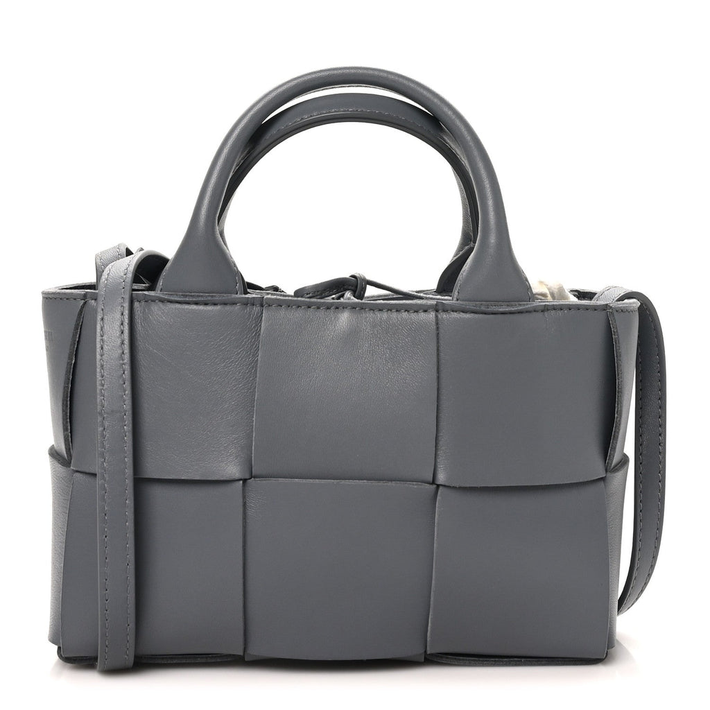 Bottega Veneta Nappa Maxi Intrecciato Mini Arco Tote Thunder Thunder