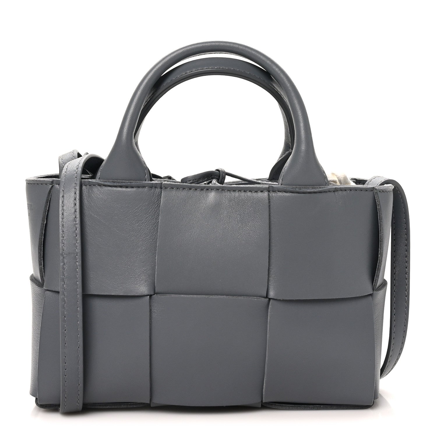 Bottega Veneta Nappa Maxi Intrecciato Mini Arco Tote Thunder Thunder