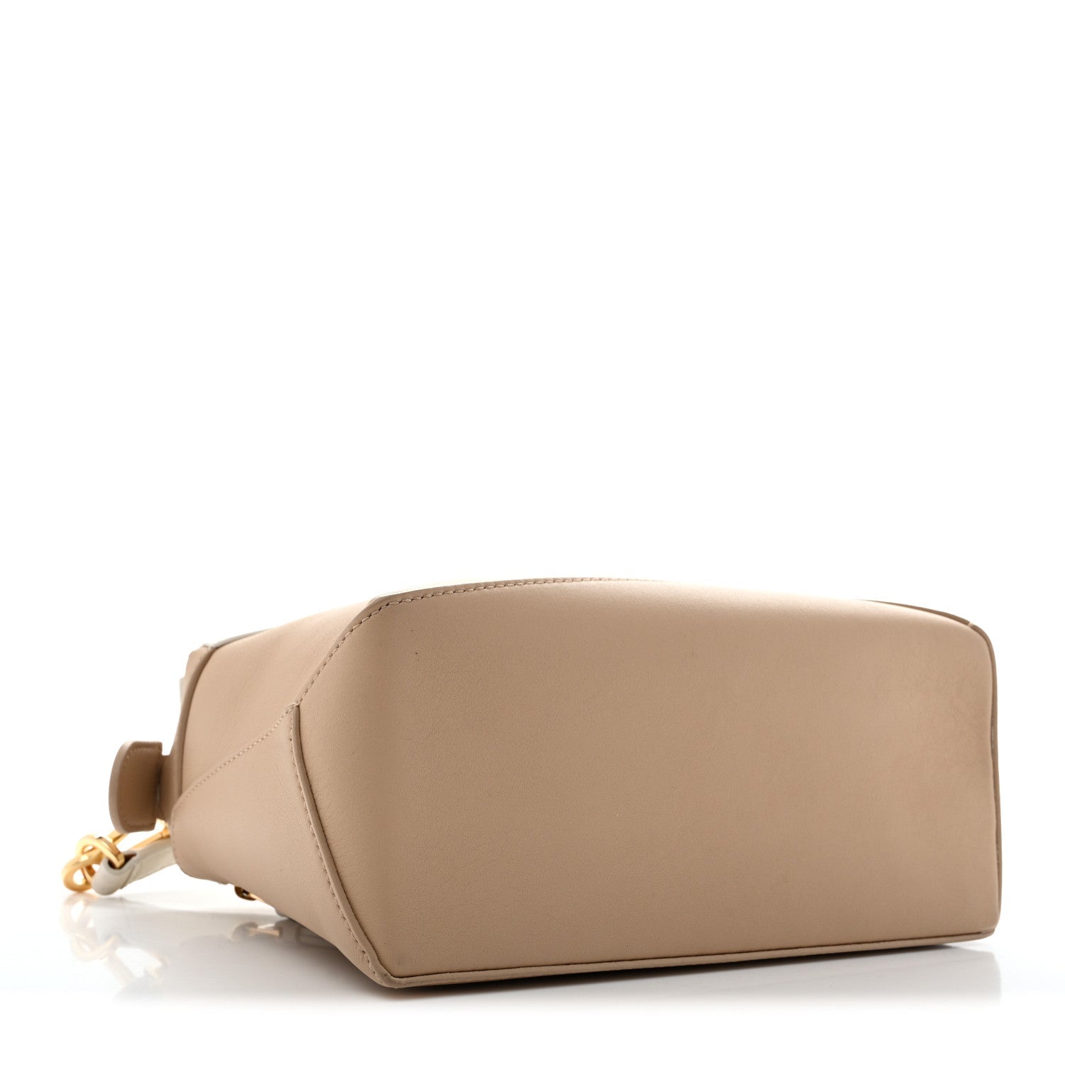 Loewe Classic Calfskin Small Puzzle Edge Bag Soft White Paper Craft