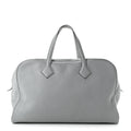 Hermès Taurillon Clemence Victoria II 43 Travel Bleu Glacier