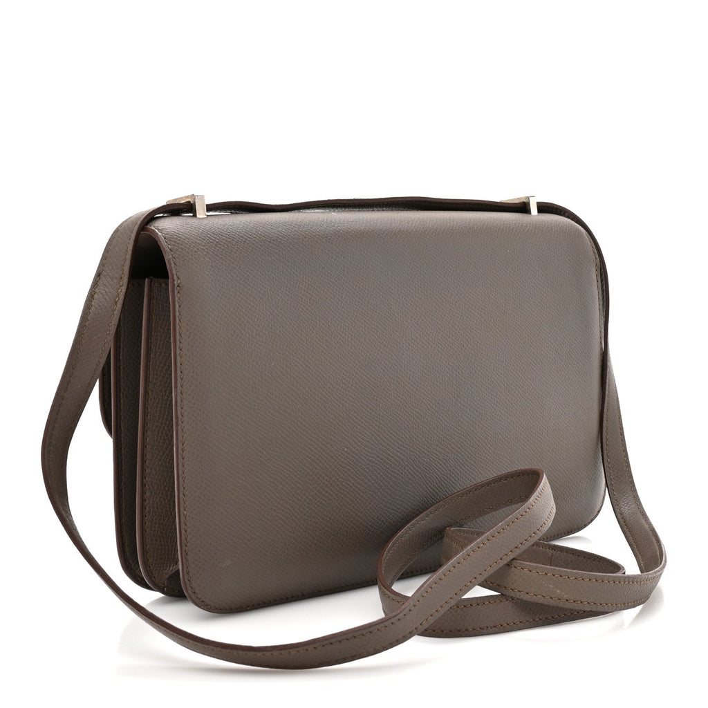 Hermès Epsom Constance Elan 25 Etain