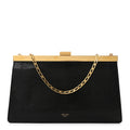 Celine Lizard Mini Clasp Clutch Bag Black