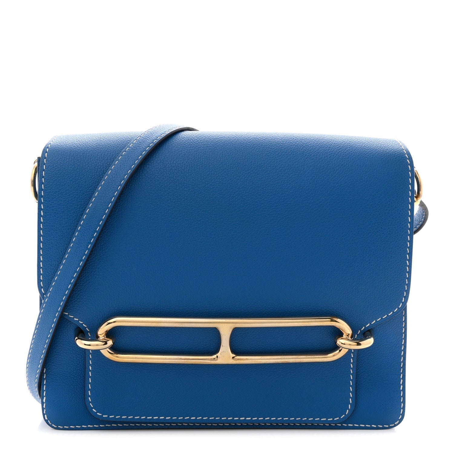 Hermès Evercolor Sac Roulis 23 Bleu Hydra