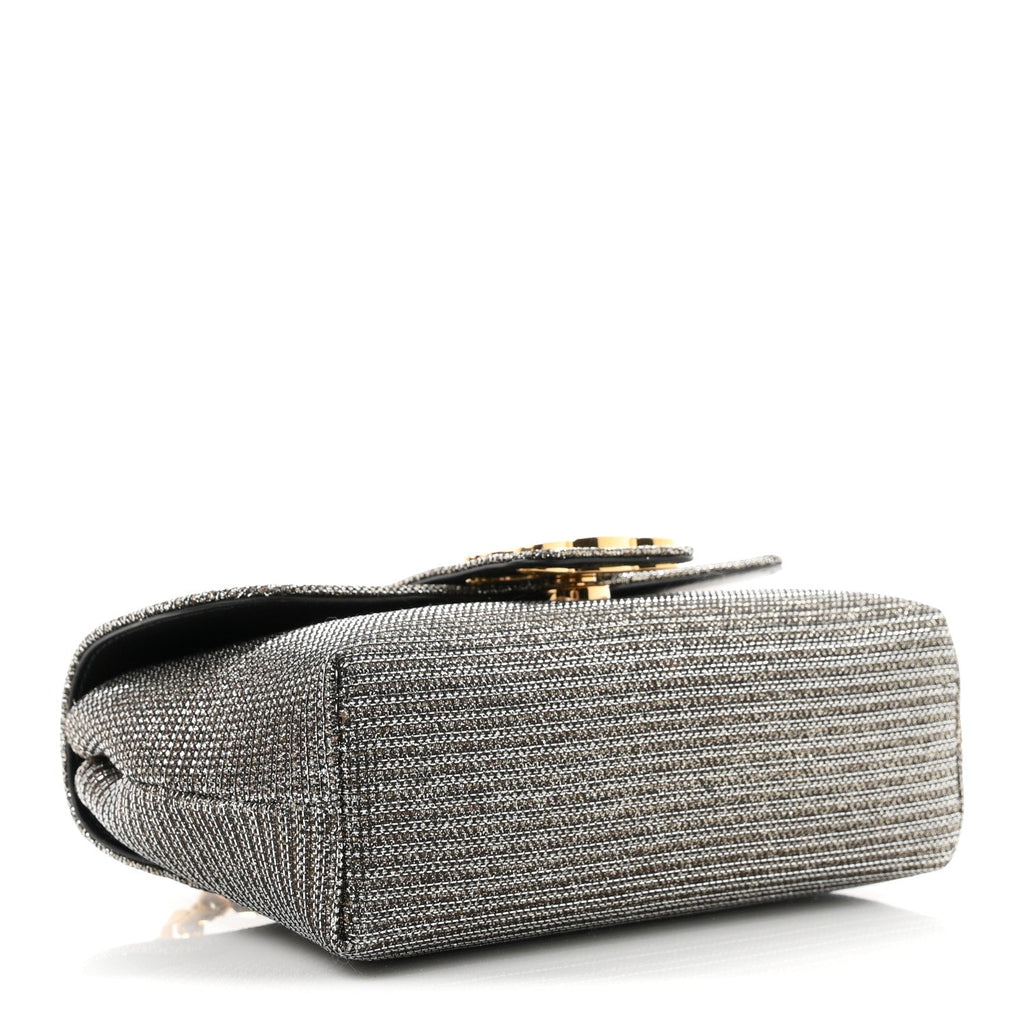 Celine Glitter Textile Mini Victoire Bag Gold