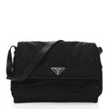 Prada Re-Nylon Padded Large Traveller Black