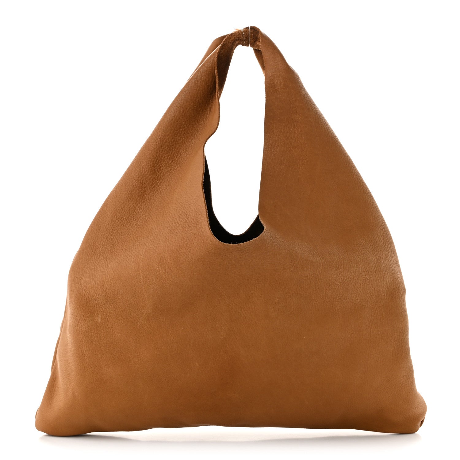 The Row Suede Small Bindle Bag Bistre Ecru