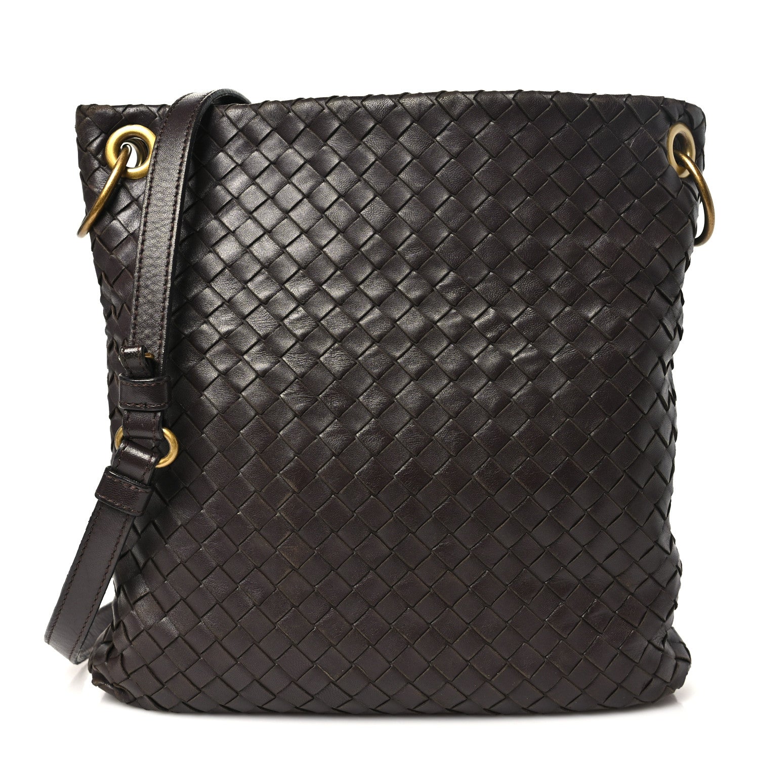 Bottega Veneta Nappa Intrecciato Crossbody Bag Fondant
