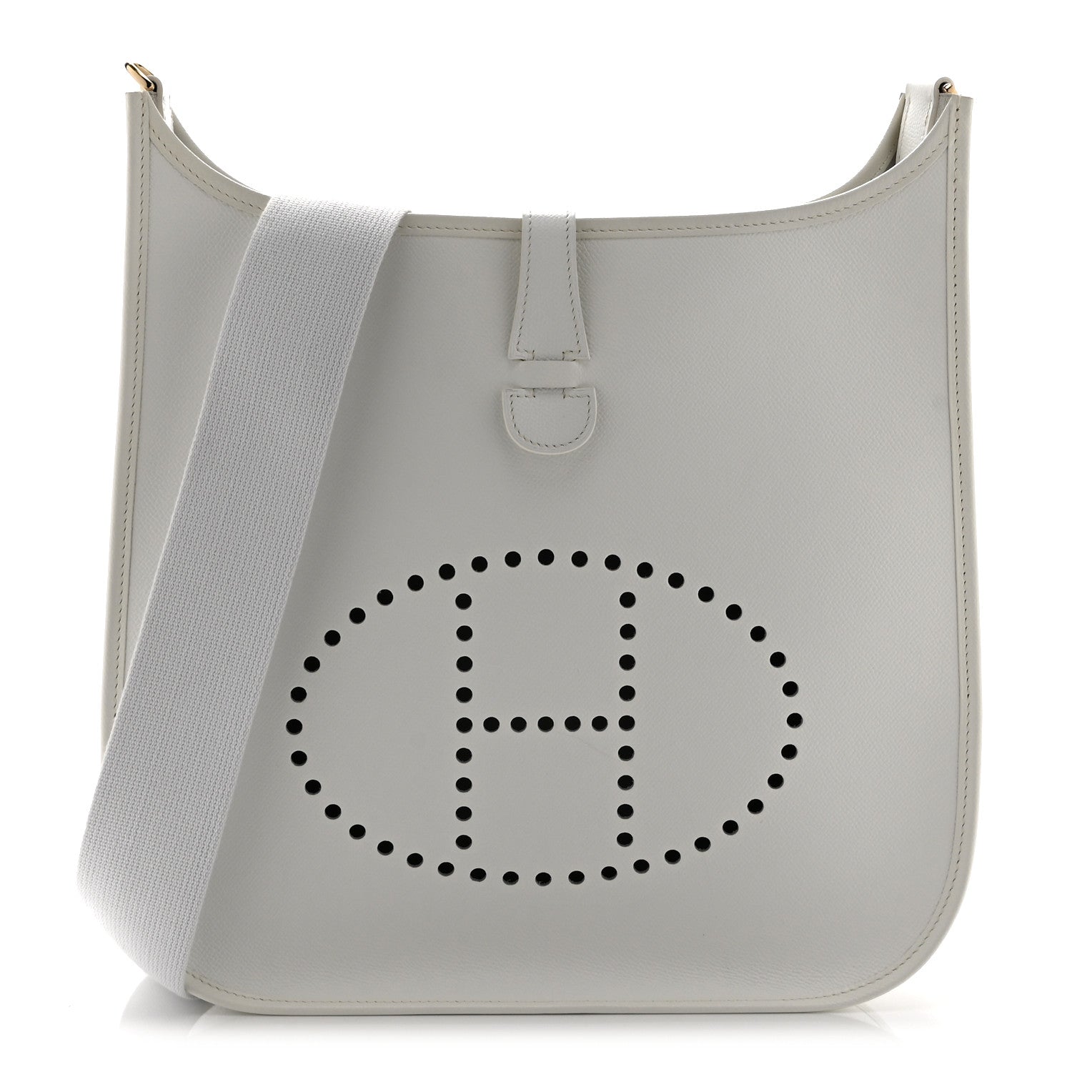 Hermès Epsom Evelyne GM White