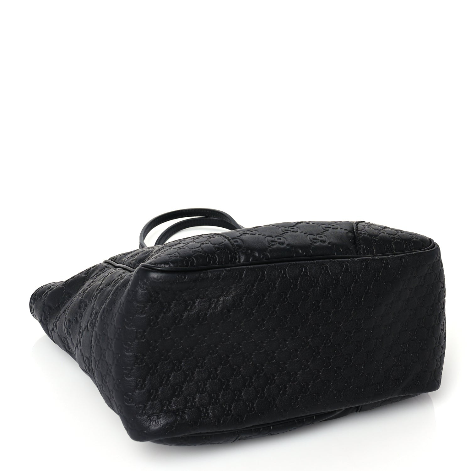 Guccissima Small Bree Zippered Tote Black