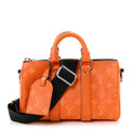Louis Vuitton Taigarama Keepall Bandouliere 25 Tangerine