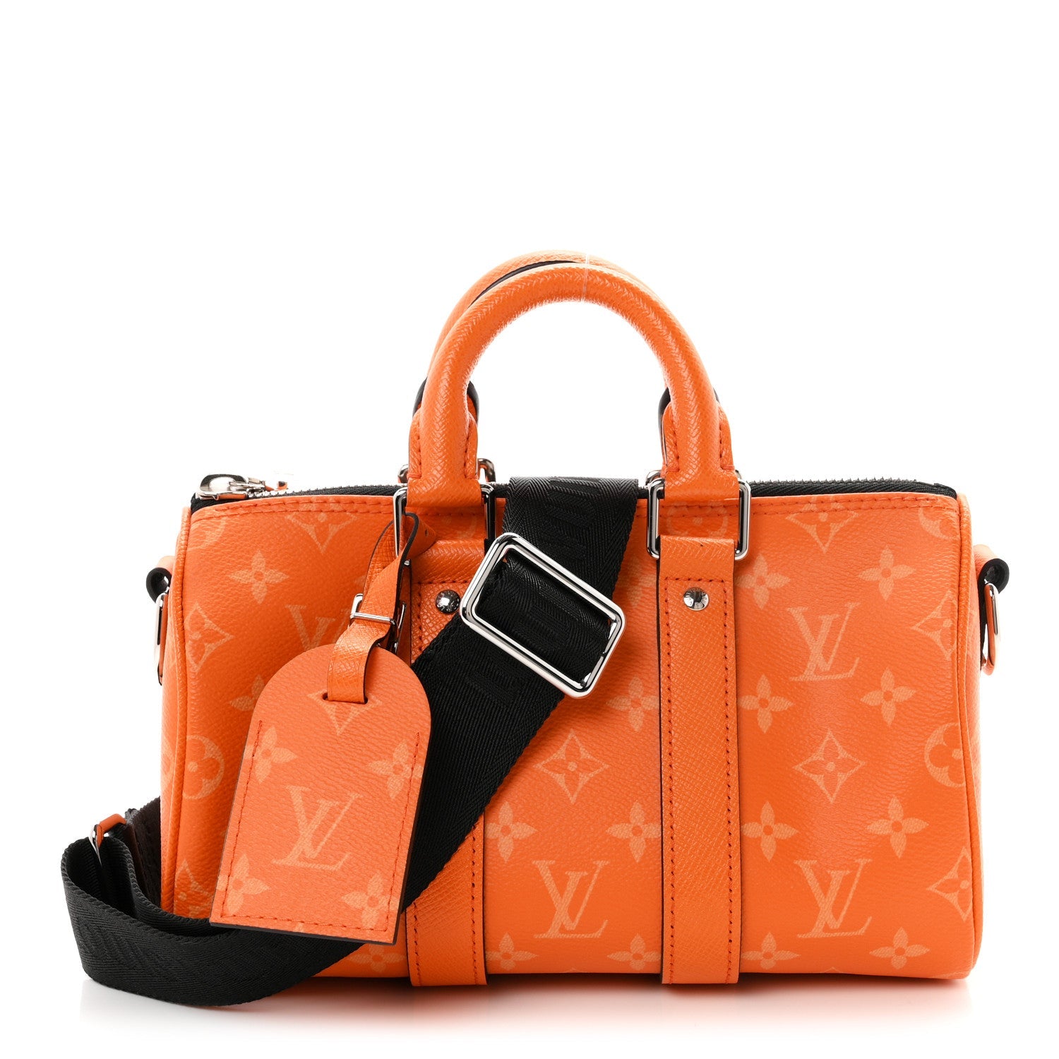 Louis Vuitton Taigarama Keepall Bandouliere 25 Tangerine