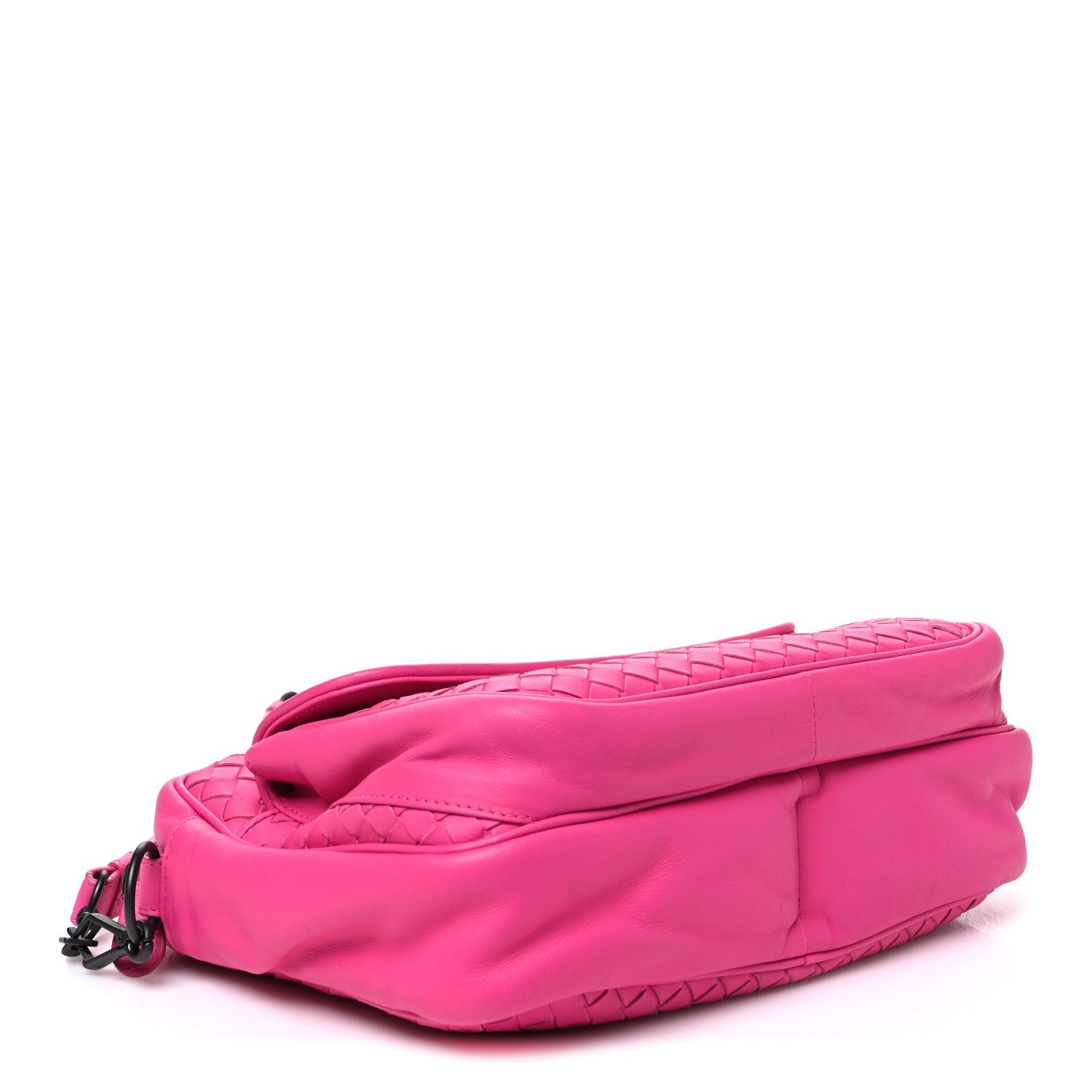 Bottega Veneta Nappa Intrecciato Messenger Bag Rosa Shock