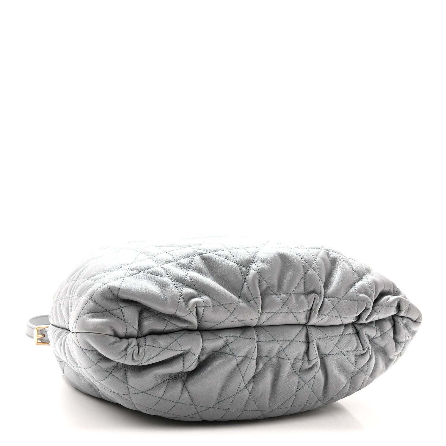 Dior Lambskin Supple Macrocannage Ammi Bag Grey