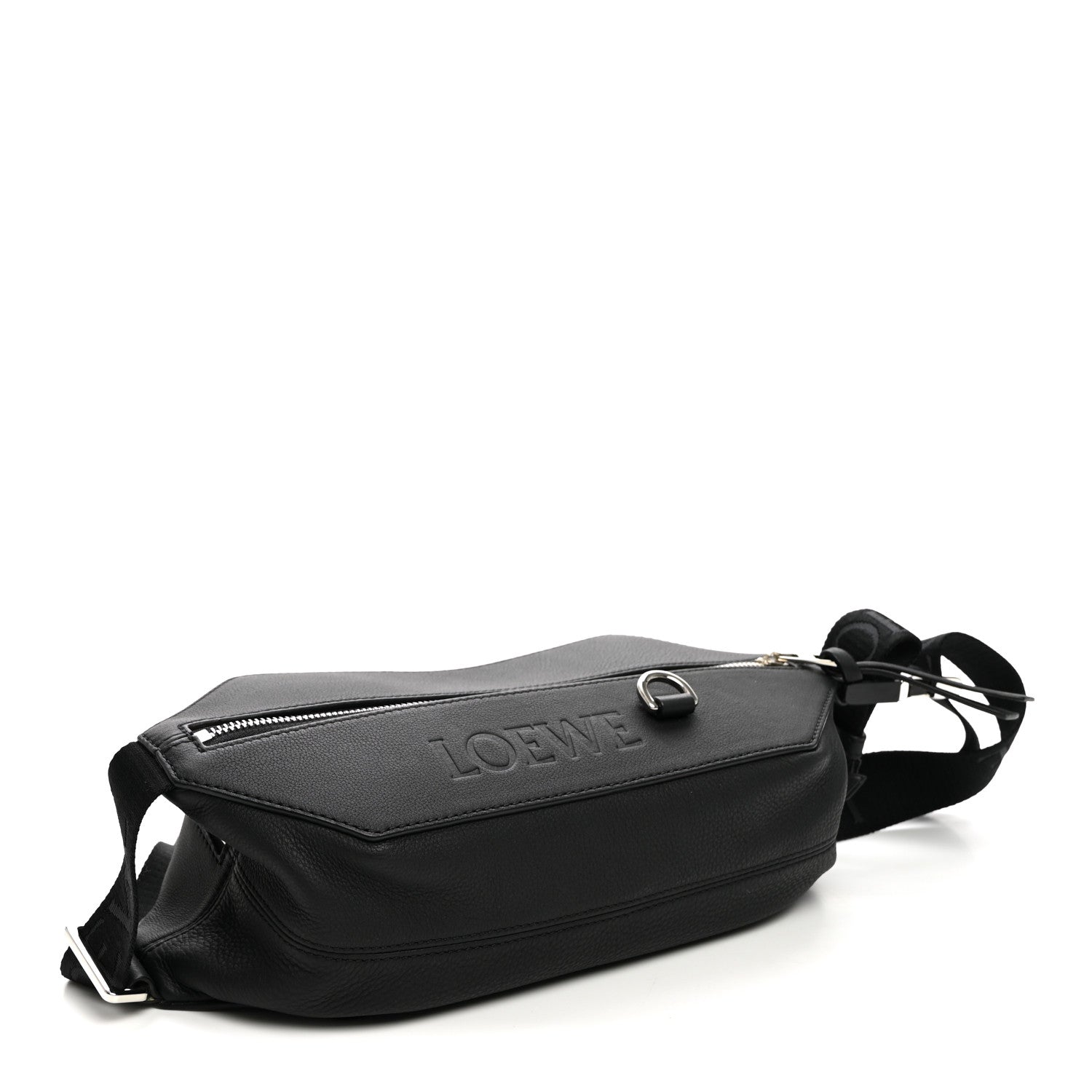 Loewe Classic Calfskin Convertible Sling Bag Black