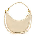 Bottega Veneta Smooth Calfskin Hula Hoop Shoulder Bag Sea Salt