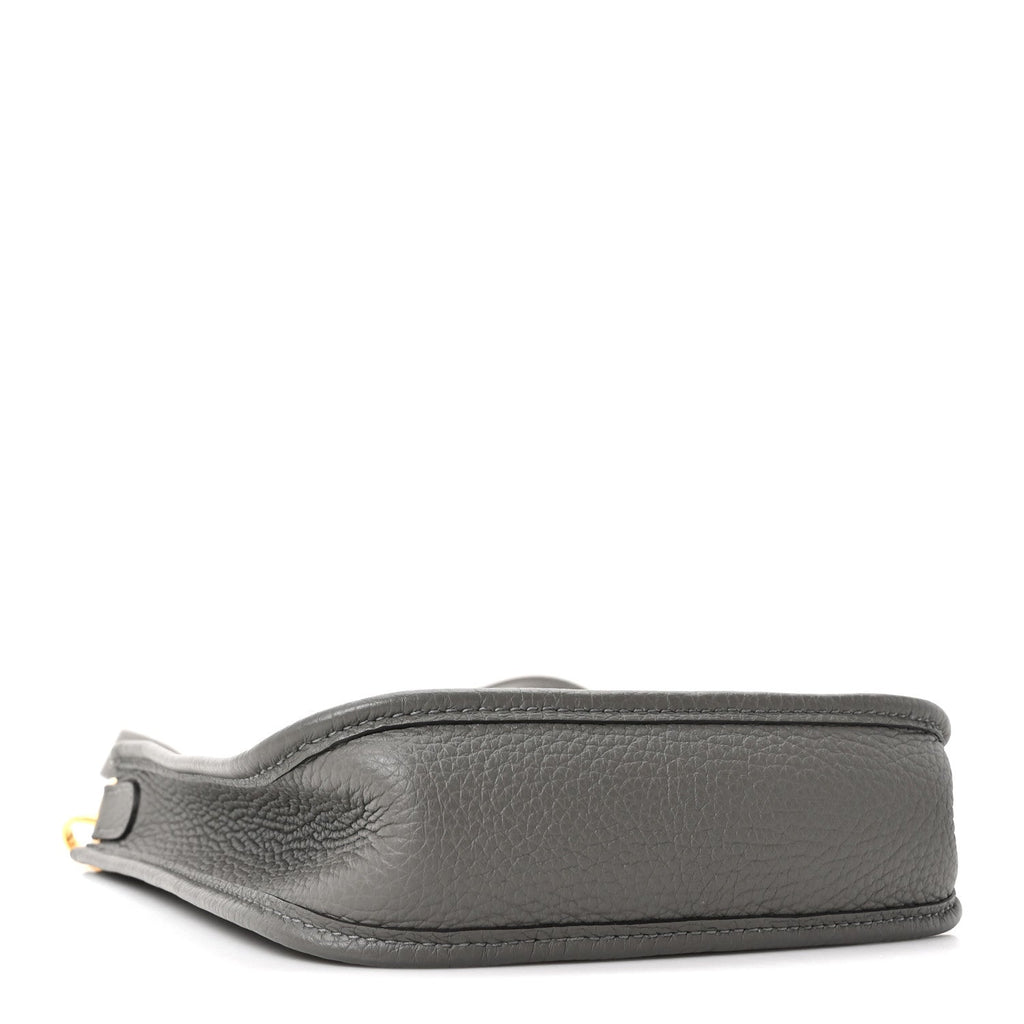 Hermès Taurillon Clemence Evelyne TPM Gris Meyer