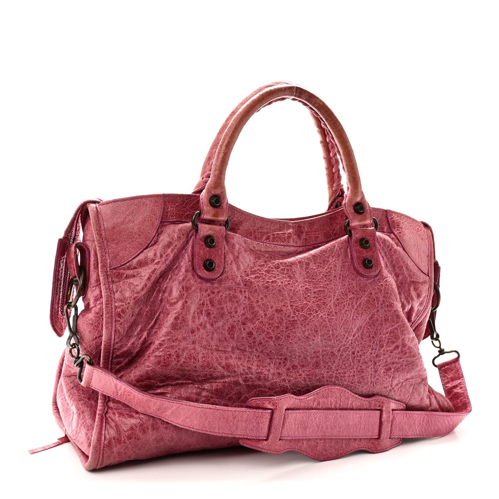 Balenciaga Agneau Classic Hardware City Cyclamen Fucsia