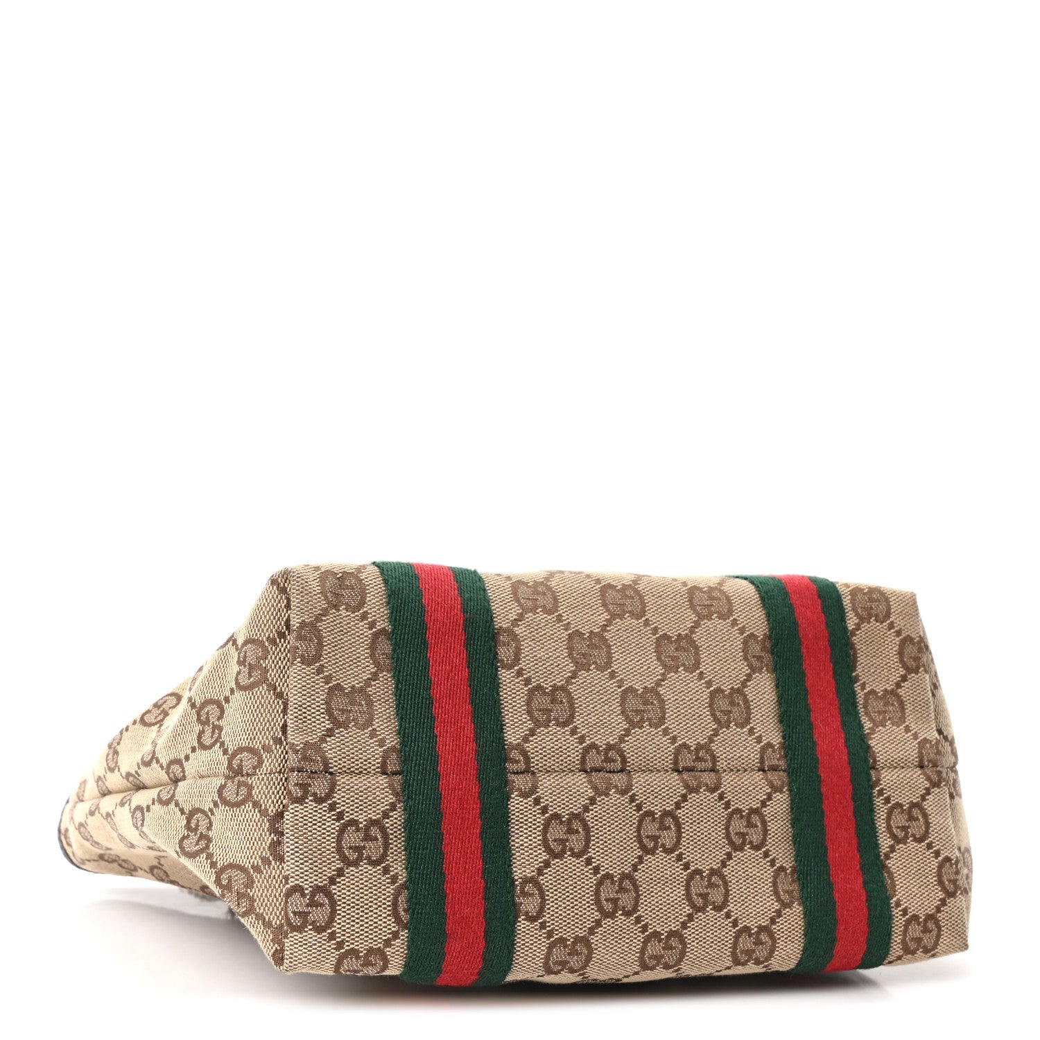 Gucci Monogram Small Jolicoeur Tote Dark Brown