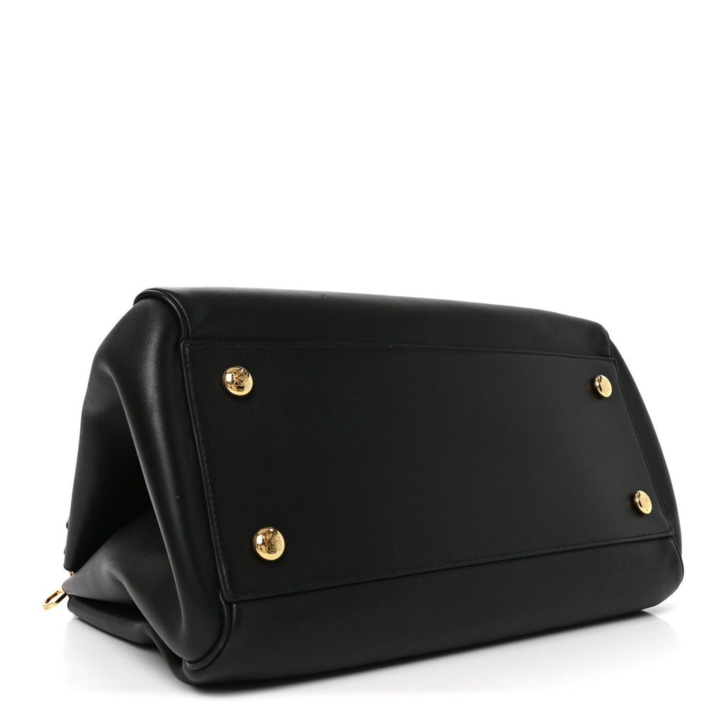 Loewe Supple Calfskin Medium Madrid Bag Black