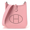 Hermès Taurillon Clemence Evelyne TPM Rose Sakura