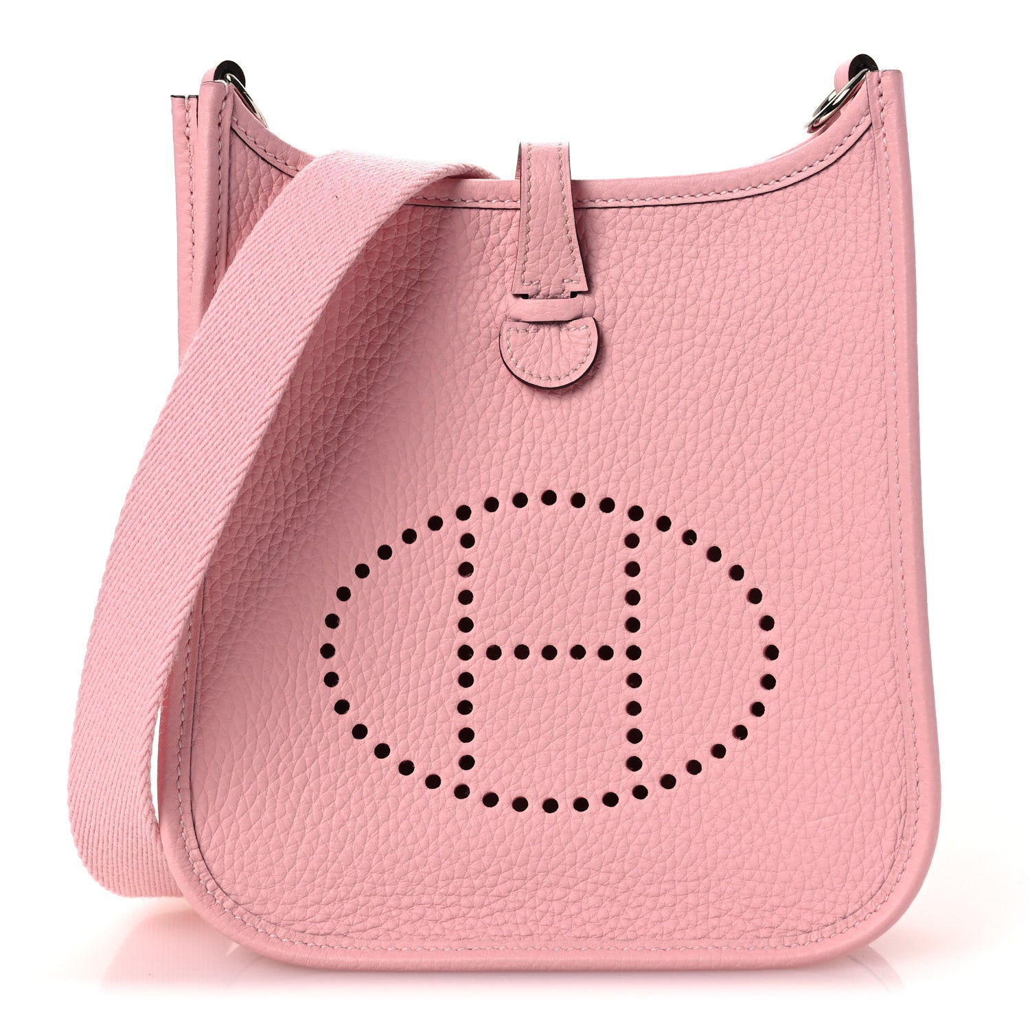 Hermès Taurillon Clemence Evelyne TPM Rose Sakura