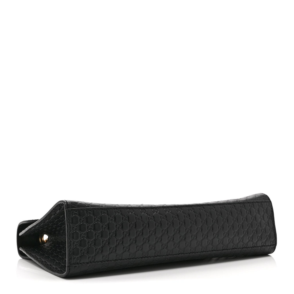 Gucci Microguccissima Medium Emily Chain Shoulder Bag Black