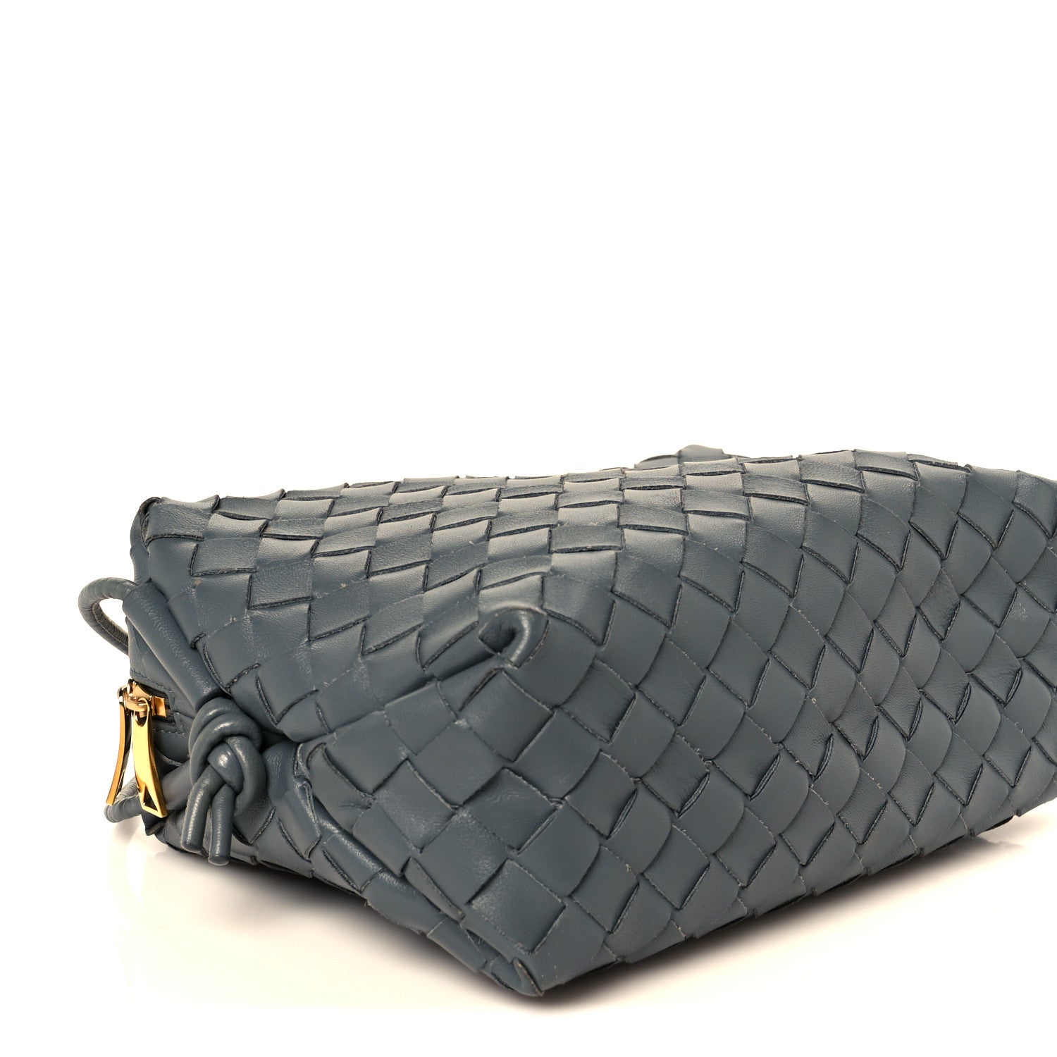Bottega Veneta Nappa Intrecciato Small Loop Camera Bag Thunder