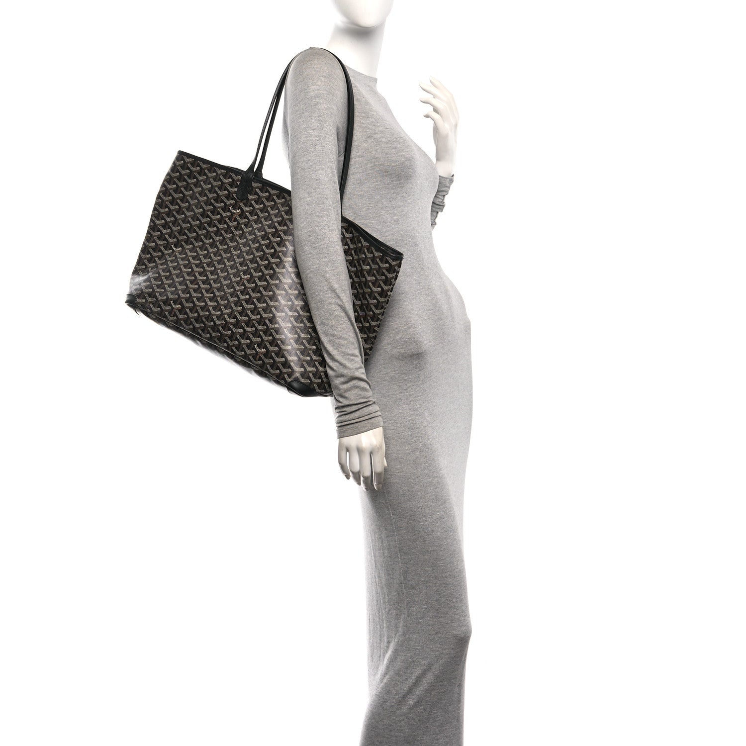 Goyard Artois GM Tote in Black Goyardine
