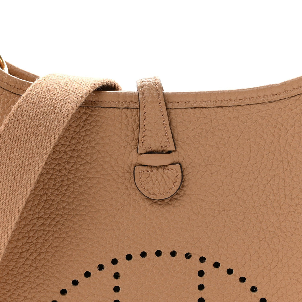 Hermès Taurillon Clemence Amazone Evelyne TPM Chai