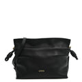 Loewe Calfskin Mini Flamenco Knot Clutch Black