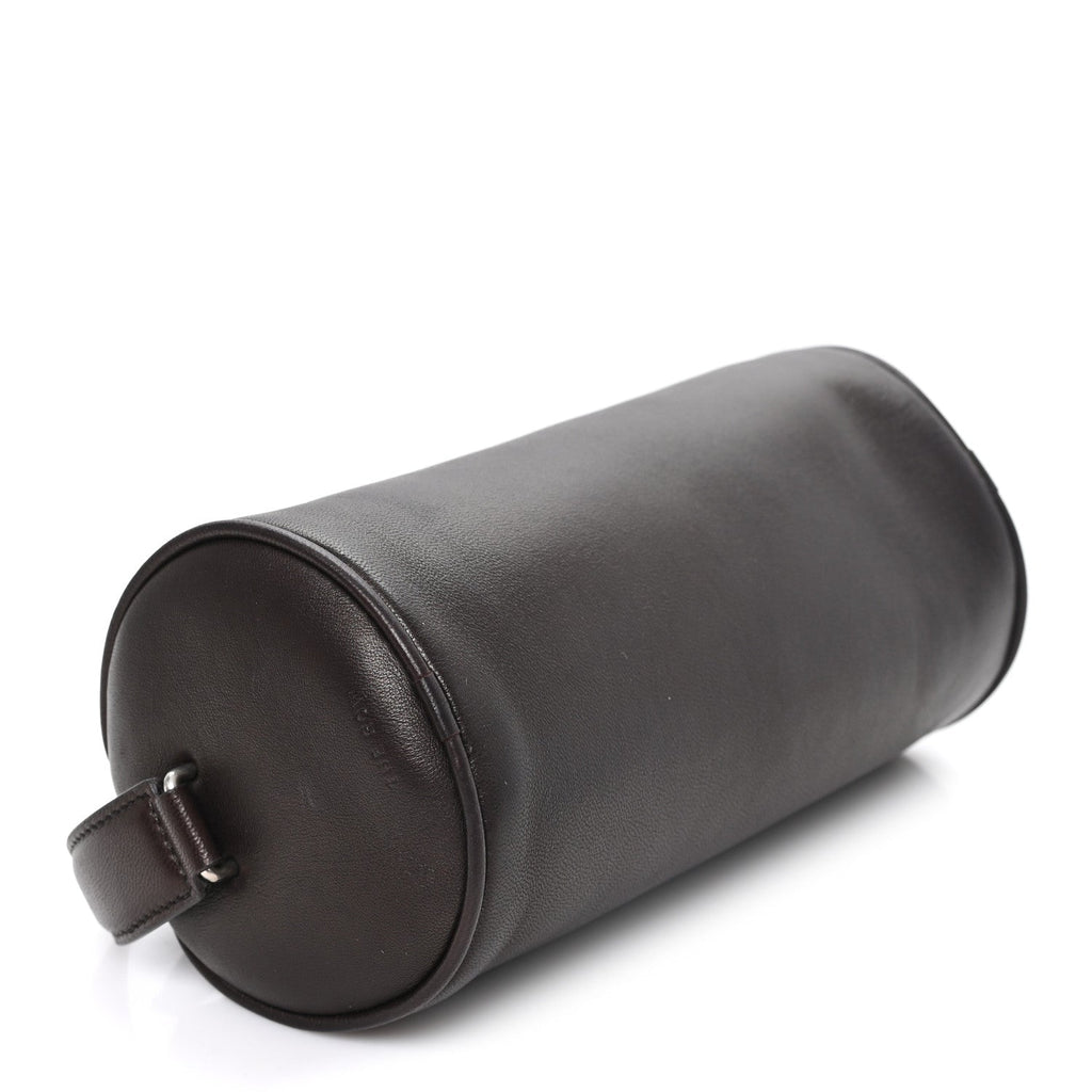 The Row Nappa Round 90's Bag Dark Aniline