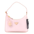 Prada Re-Nylon Saffiano Mini Re-Edition 2005 Bag Alabastro