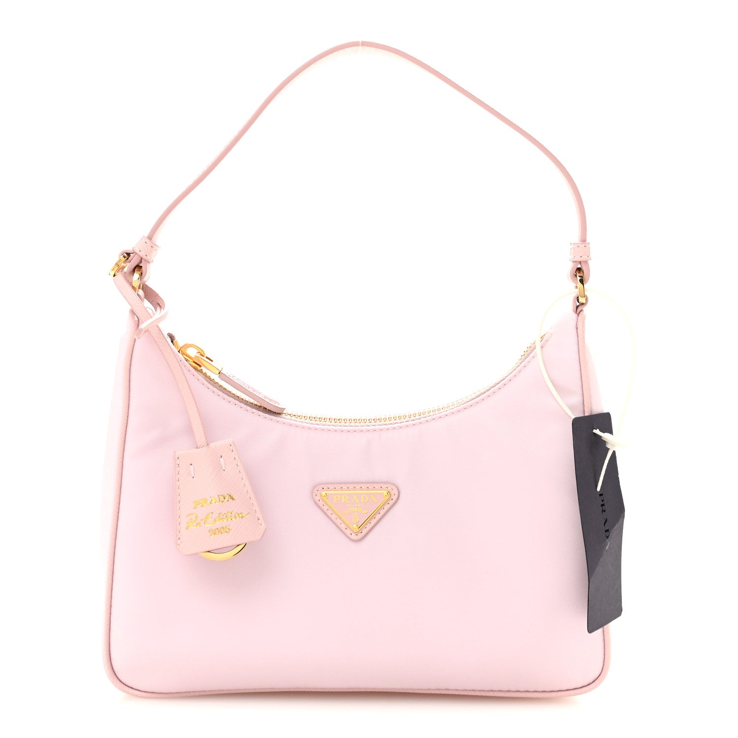 Prada Re-Nylon Saffiano Mini Re-Edition 2005 Bag Alabastro