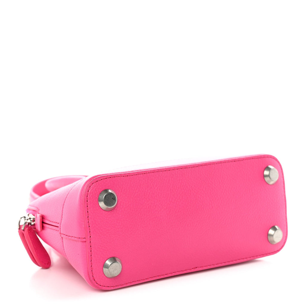 Balenciaga XXS Ville Top Handle Bag Fuchsia detail view