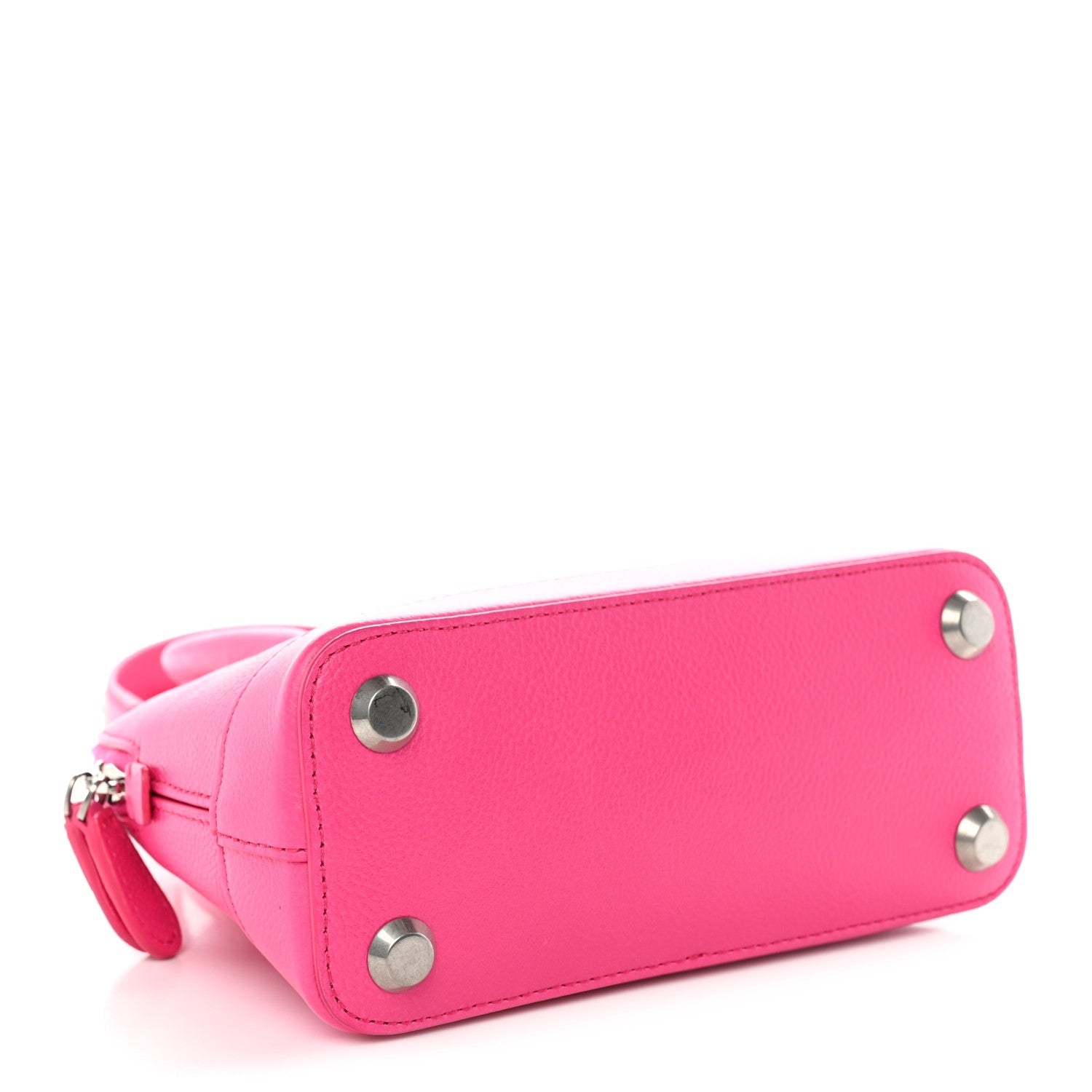 Balenciaga XXS Ville Top Handle Bag Fuchsia detail view