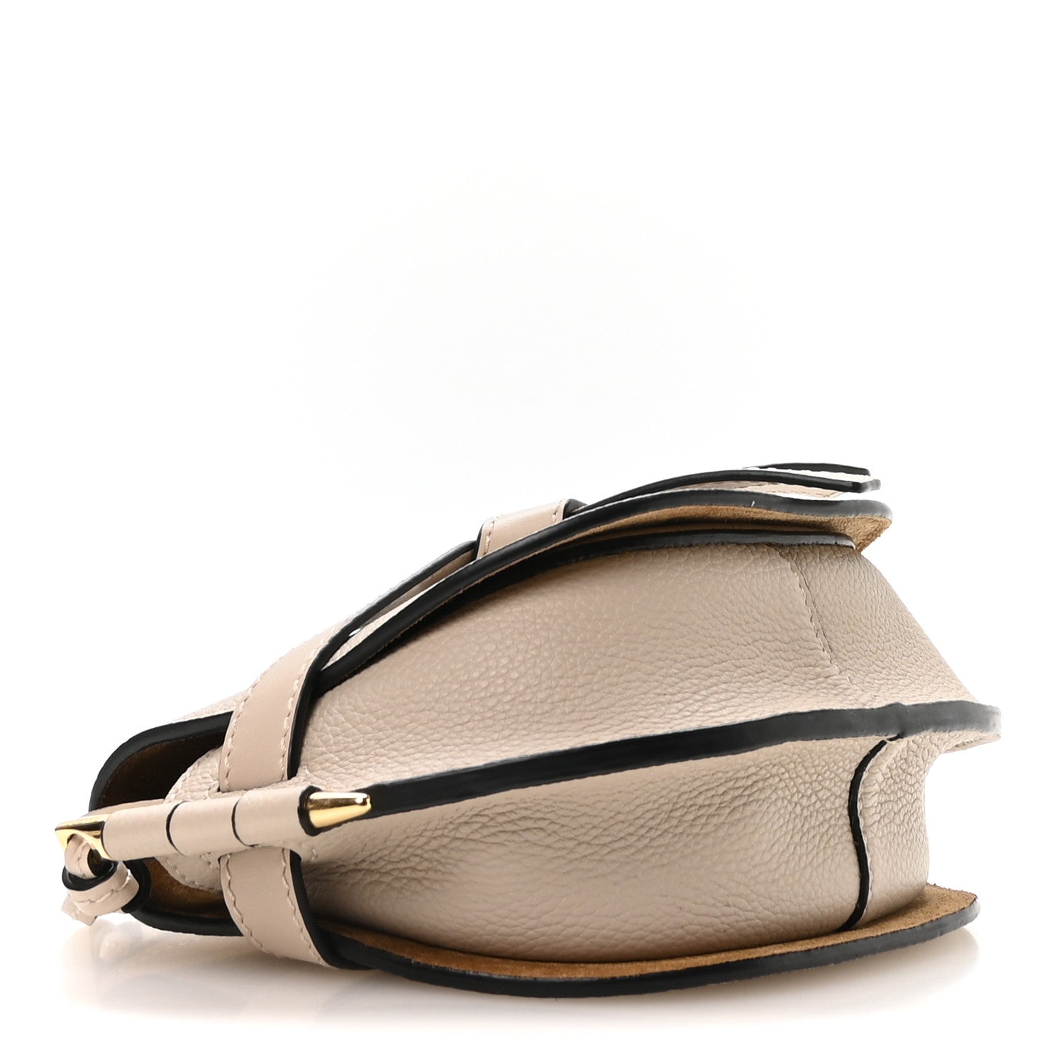 Loewe Grained Calfskin Mini Gate Crossbody Bag Light Oat