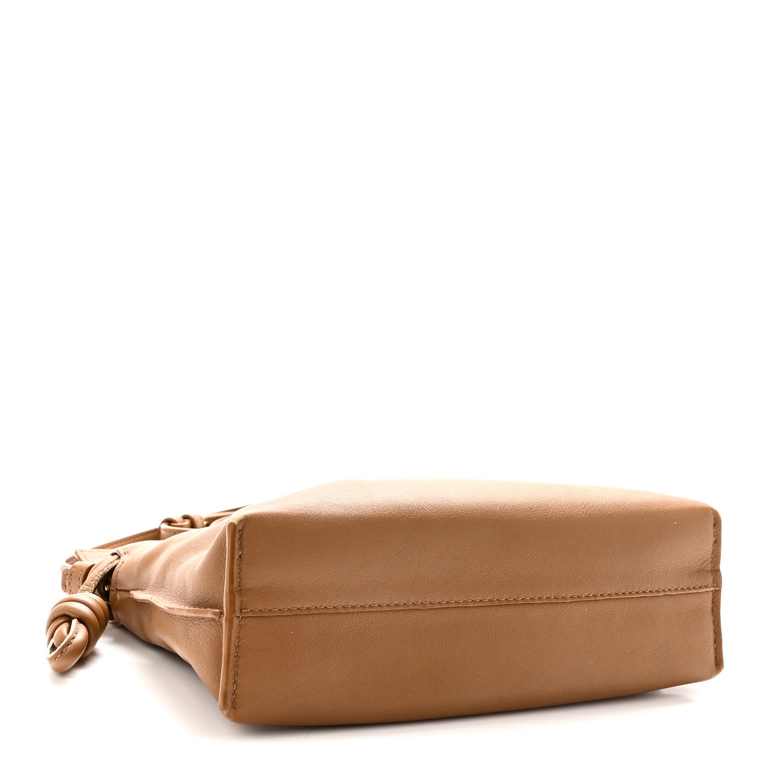Loewe Calfskin Mini Flamenco Knot Clutch Warm Desert