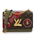 Louis Vuitton Epi Monogram Kabuki Twist Shoulder Bag MM Green