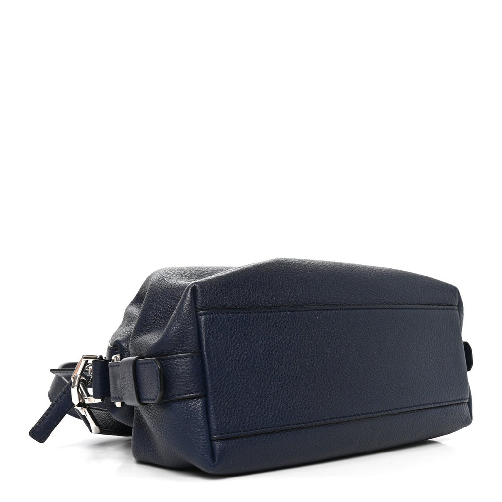 Givenchy Pebbled Calfskin Small Nightingale Night Blue