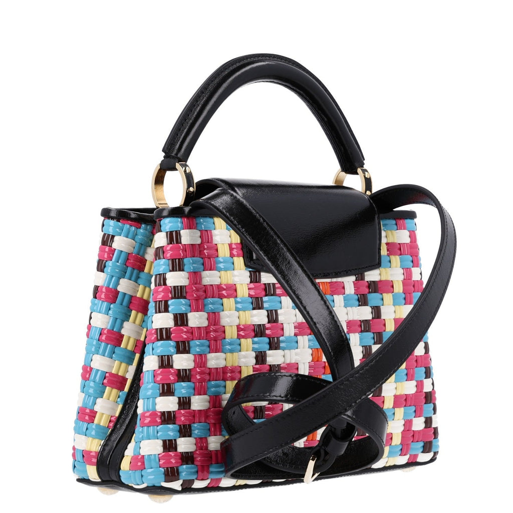 Louis Vuitton Taurillon Calfskin Guinguette Capucines BB Multicolor
