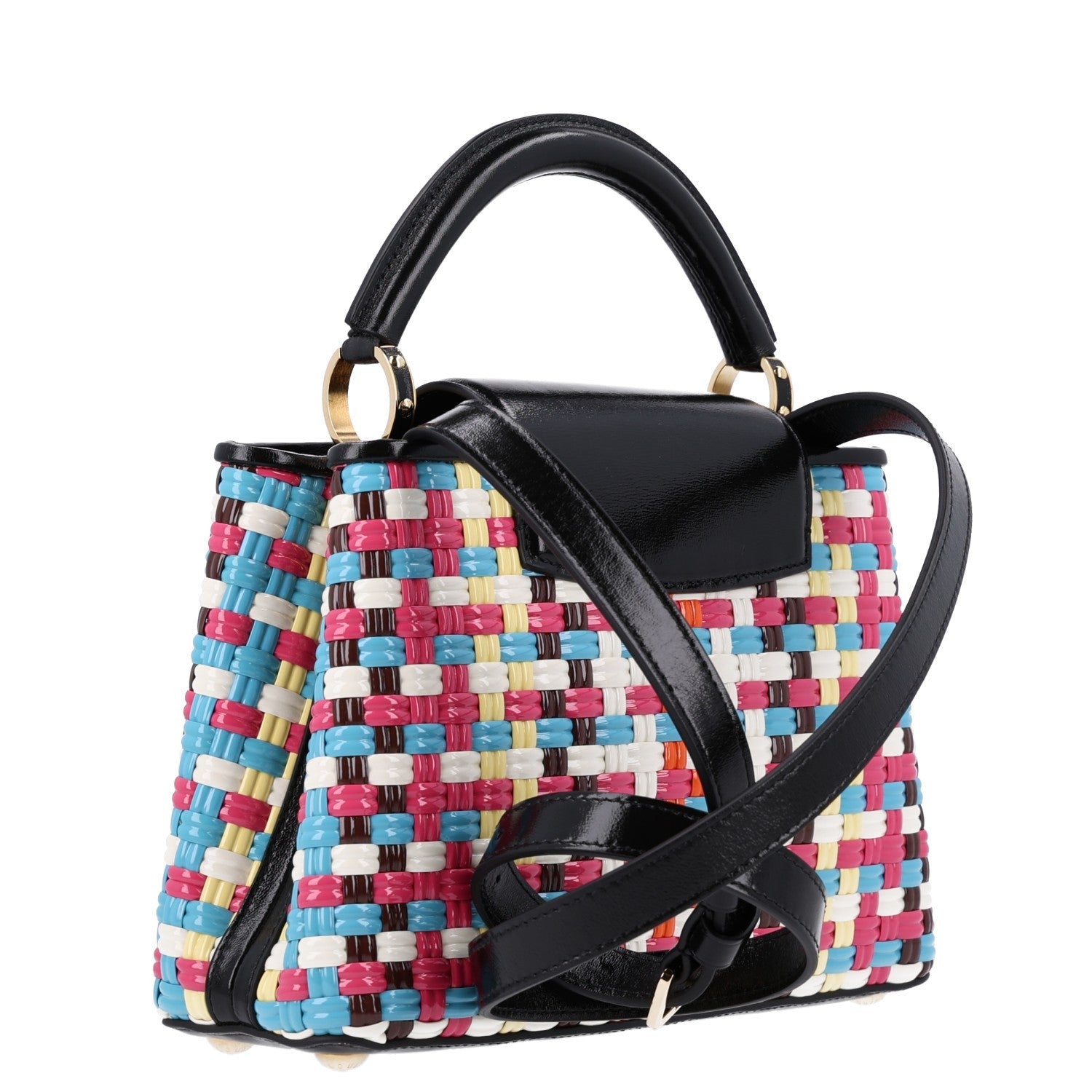 Louis Vuitton Taurillon Calfskin Guinguette Capucines BB Multicolor