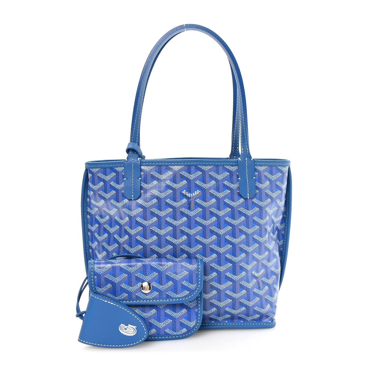 Goyard Goyardine Reversible Mini Anjou Sky Blue