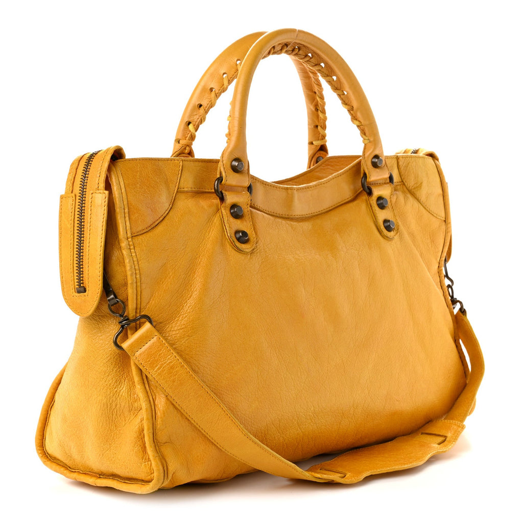 Balenciaga Chevre Classic Hardware City Marigold