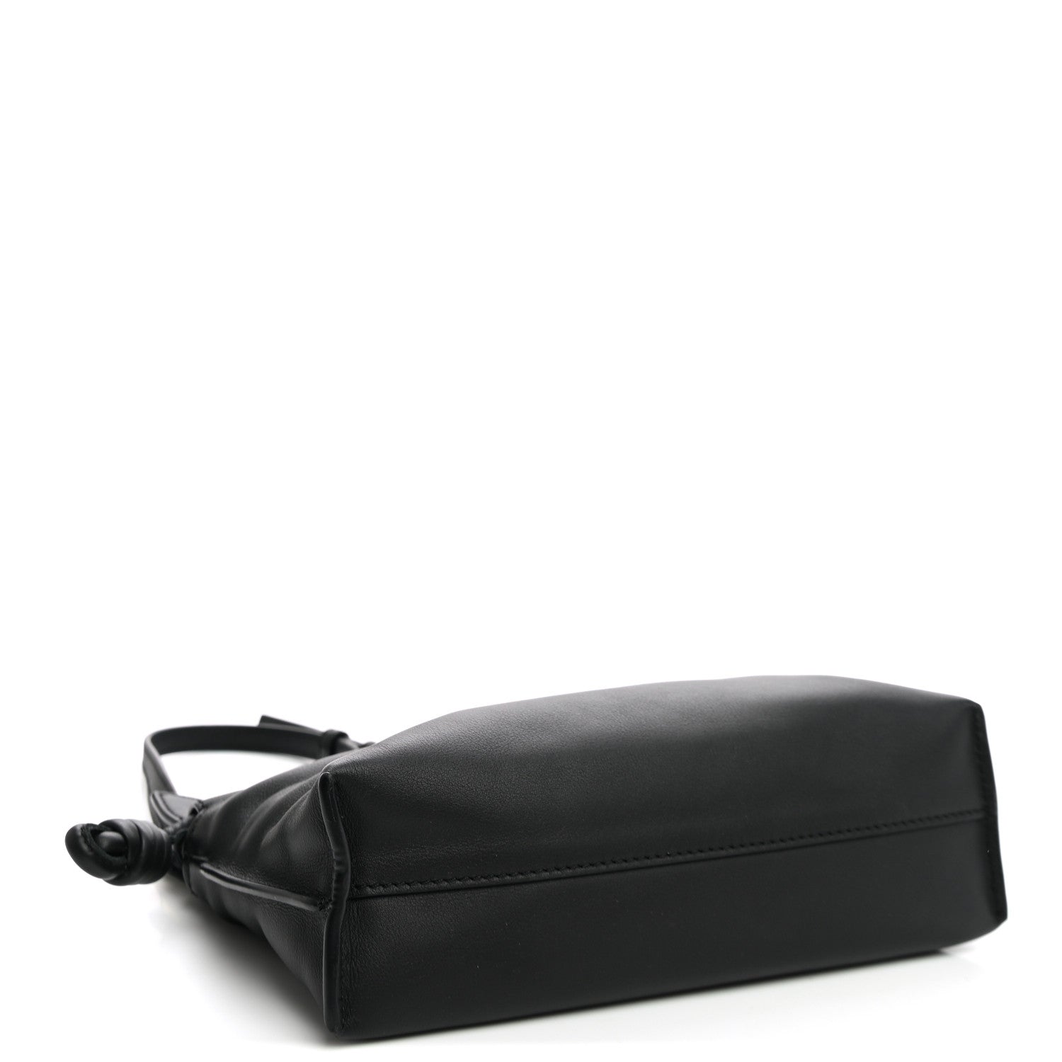 Loewe Calfskin Mini Flamenco Knot Clutch Black