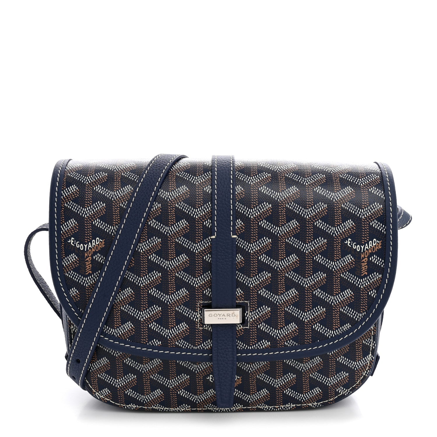 Goyard Belvedere II PM Messenger Bag Navy